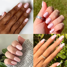 Olive & June size chart and nails beside ruler showing fit options benefit