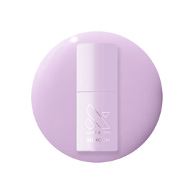 Olive & June bottle front view showing lilac gel polish and glossy finish