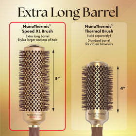 Olivia Garden NTXL-44 bristles detail showing ionic tourmaline tips for smoothness