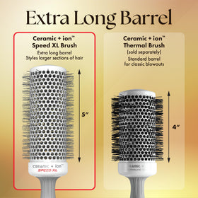 Olivia Garden Speed XL ionic bristles detail smoothing hair and reducing frizz