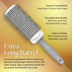 Olivia Garden Speed XL ergonomic handle for comfortable salon-style blowouts