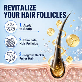 OLIVITA application with hands showing simple twice-daily use routine