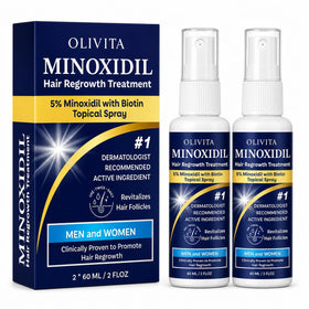 OLIVITA front bottle dual pack showing label benefits and easy storage