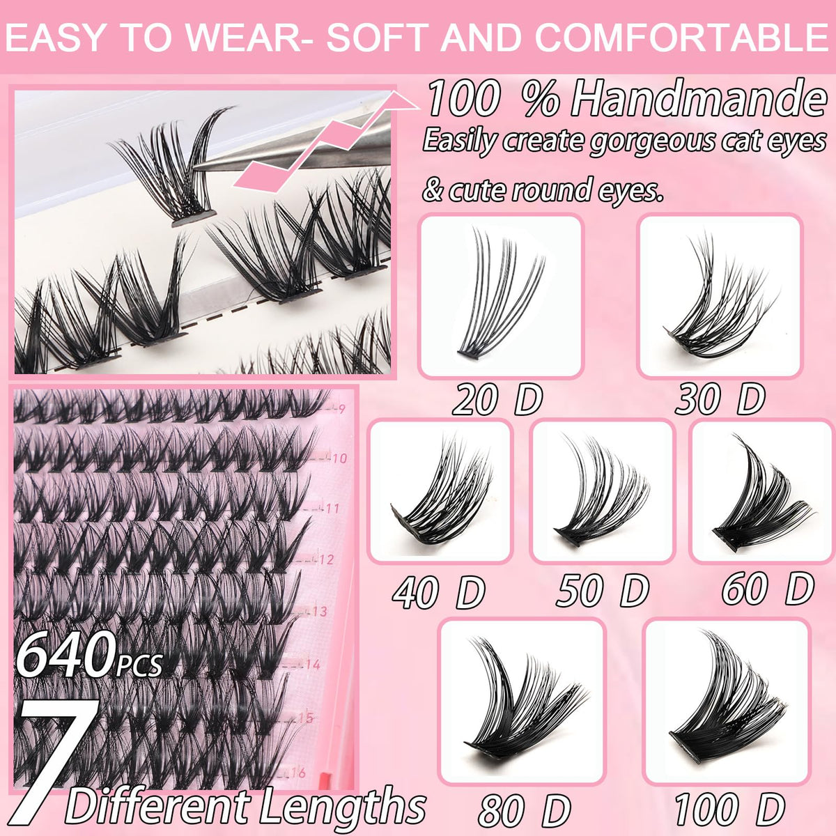 OLLAVO close-up of mink-like fiber texture highlighting soft realistic feel and durable curl