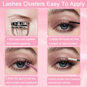 OLLAVO comparison of 9mm to 16mm clusters illustrating customizable length and tapered effect