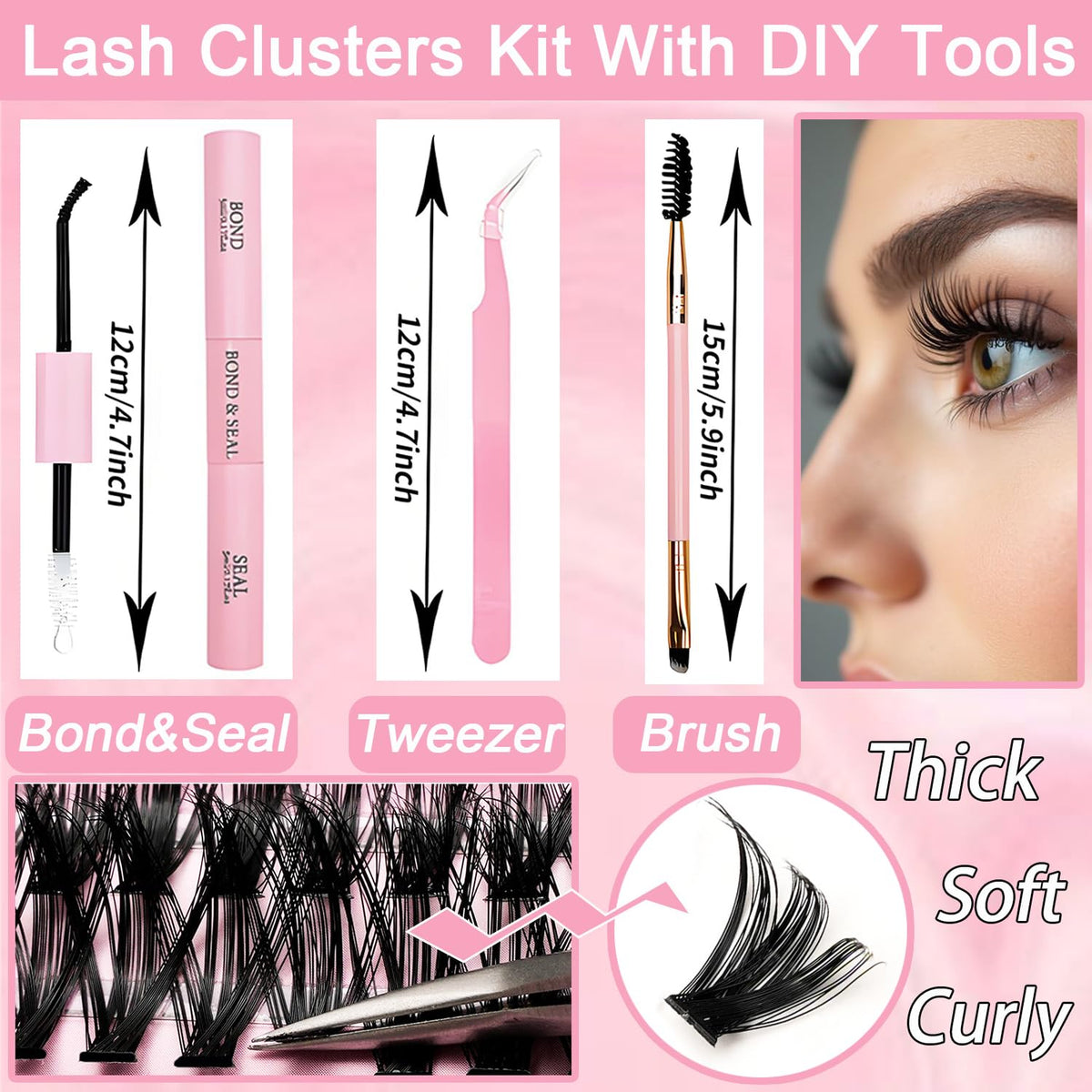 OLLAVO tweezer bond seal and brush displayed to show precise application and control