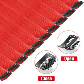 Olldag on model showing 22 inch length for dramatic, long-lasting highlights