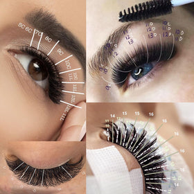 OLLOLASHES lash held with tweezers showing precision pickup benefit
