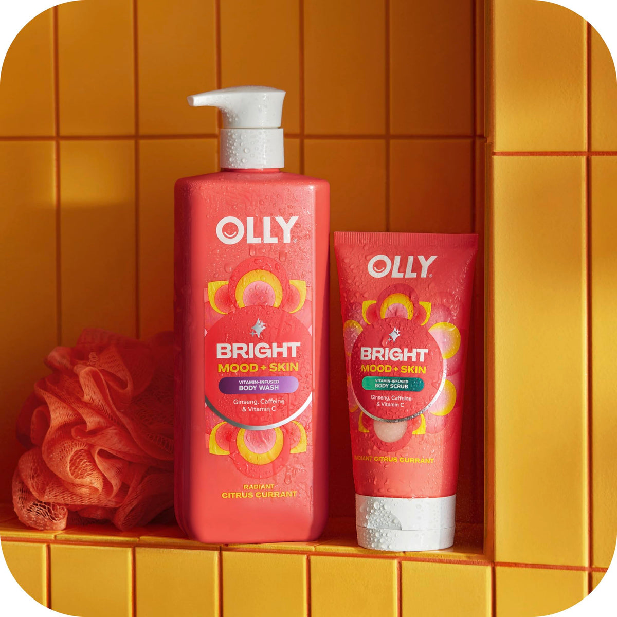 OLLY texture poured on hand showing creamy consistency that moisturizes