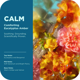 OLLY Calm body wash gel texture close-up, highlights creamy hydrating formula