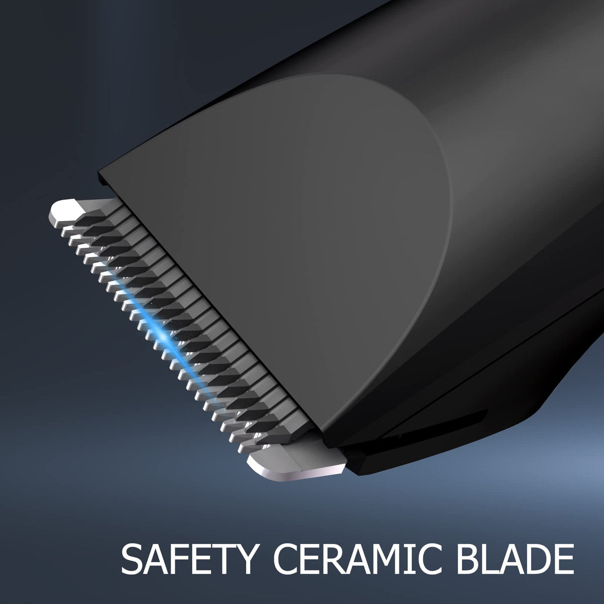 OLOV closeup ceramic blade edge highlighting durability and hygienic benefit