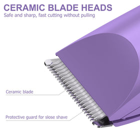 OLOV trimmer held in hand for size comparison showing travel-friendly portability benefit