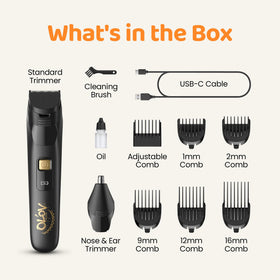 OLOV LITE in a travel kit on a dresser conveying gift-ready, on-the-go grooming