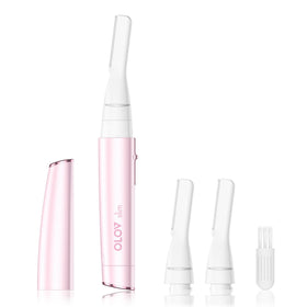 OLOV slim front view showing compact pink trimmer and control for easy touch-ups