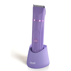 OLOV trimmer front view showing compact design and ergonomic grip, easy handling benefit