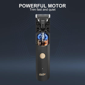 OLOV USB recharge dock setup illustrating simple charging convenience and portability