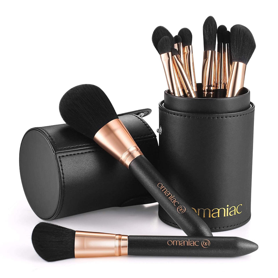 OMANIAC front view of full 12-piece set showing organized layout and professional finish
