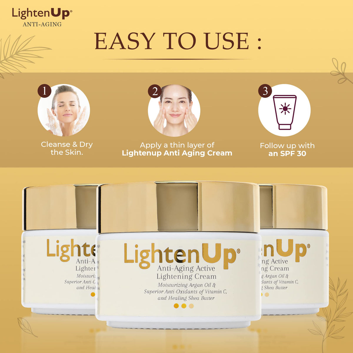OMIC Lighten-Up placed on bathroom shelf in lifestyle scene for daily routine