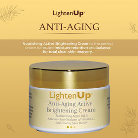 OMIC Lighten-Up dispensing cream from pump demonstrates easy application benefit