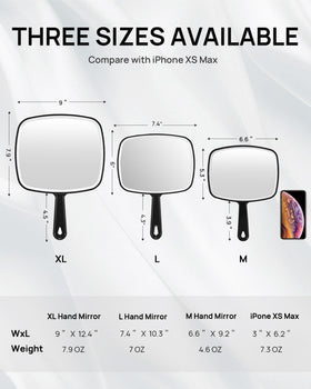 OMIRO glass edge close-up showing distortion-free HD mirror surface benefit