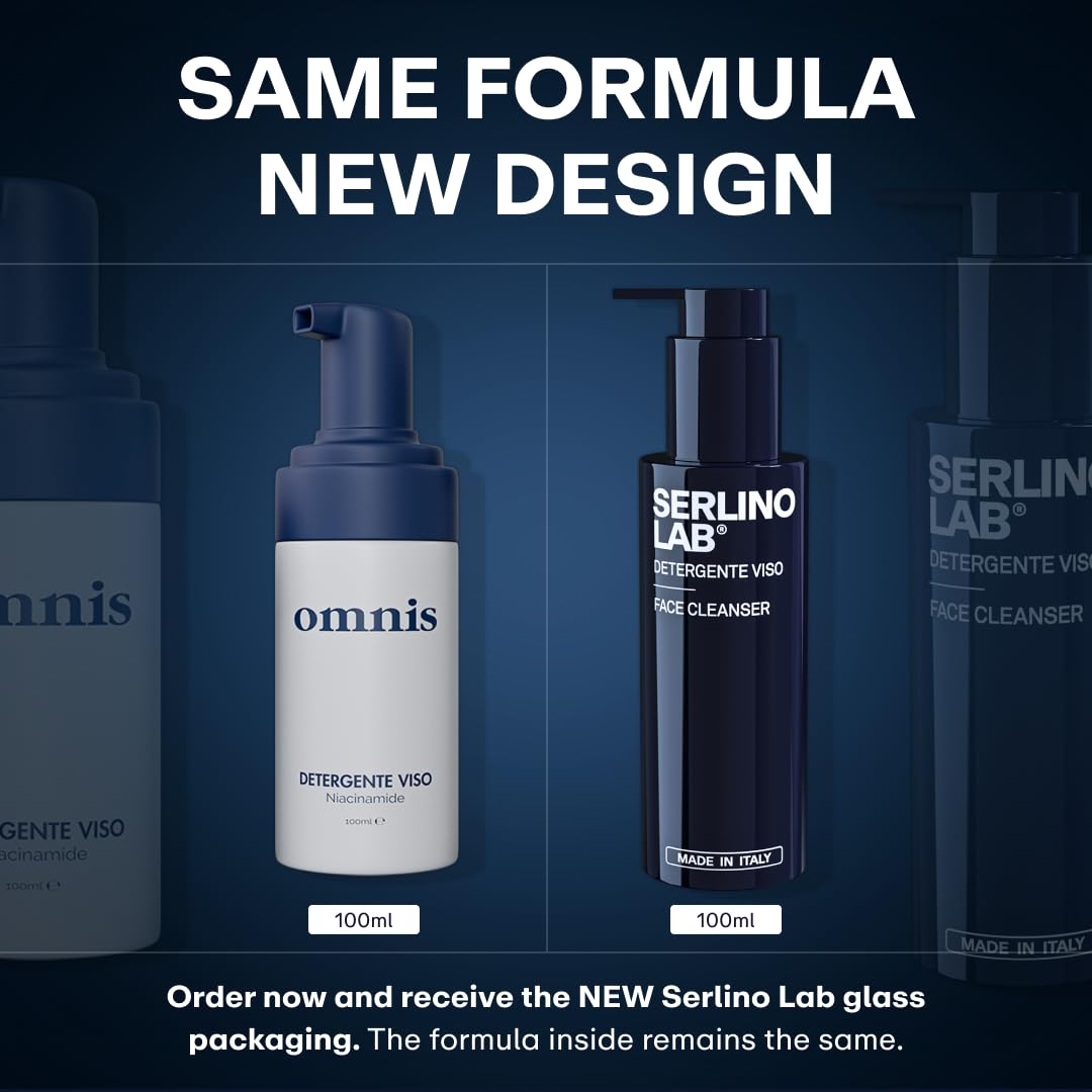 Omnis Uomo Serlino Lab pump close-up highlighting easy single-handed dispensing