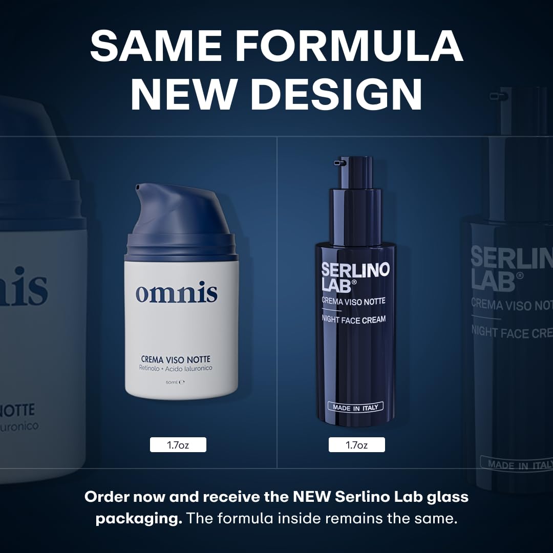 Omnis Uomo cream texture close-up highlighting smooth, absorbent hydration