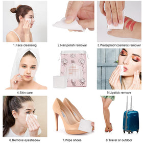 OMSM pad in hand demonstrating size and gentle feel for skin
