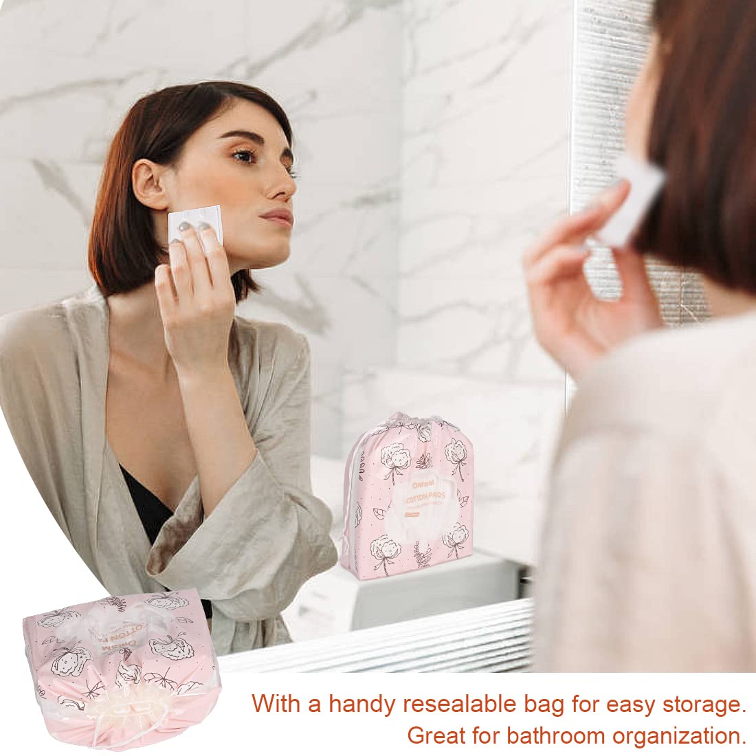 OMSM removing eye makeup gently with minimal rubbing and residue
