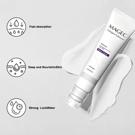 OMULIKJ on bathroom vanity with towel, integrates into daily skincare routine benefit