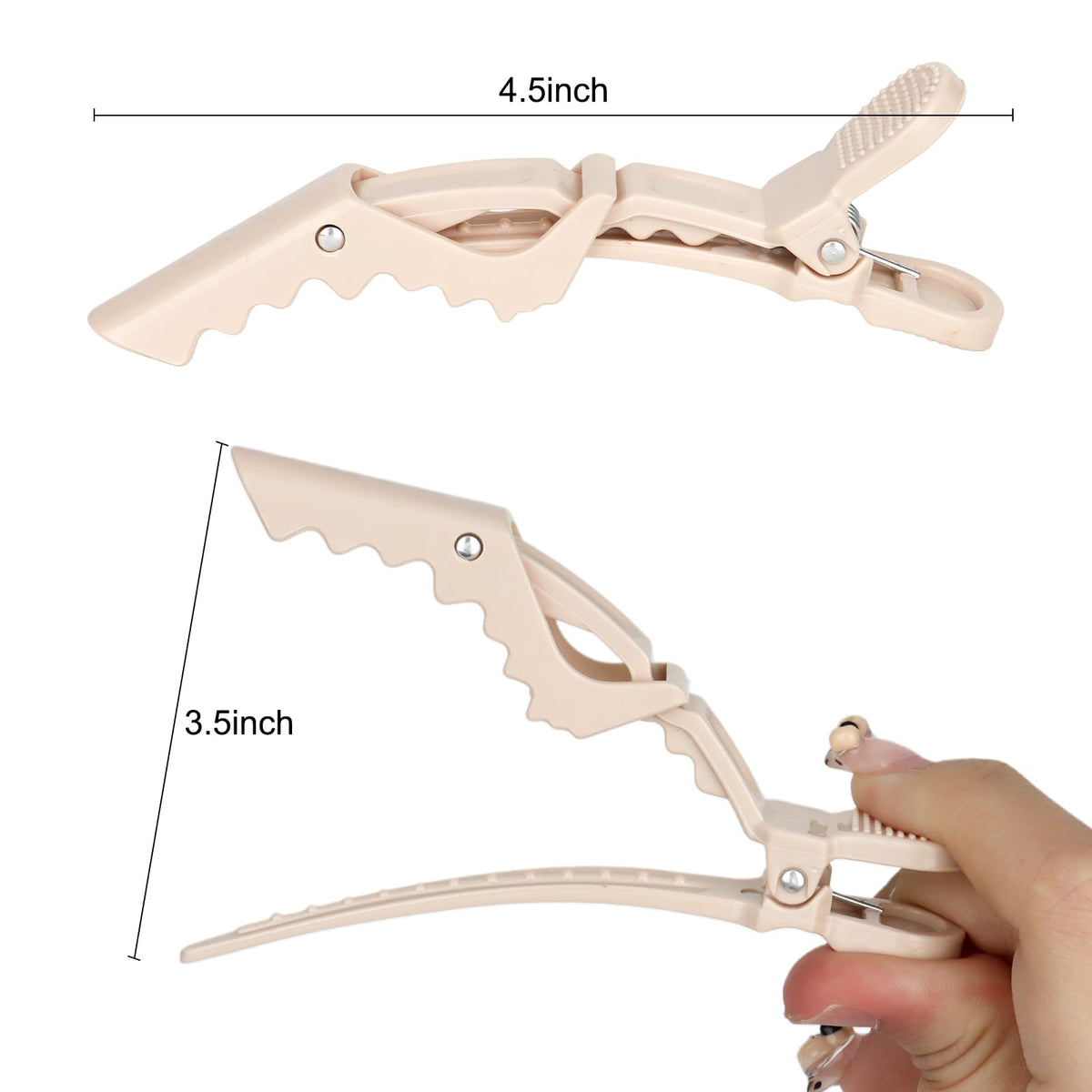 Ondder close-up of clip jaw texture showing smooth finish and gentle hold benefit