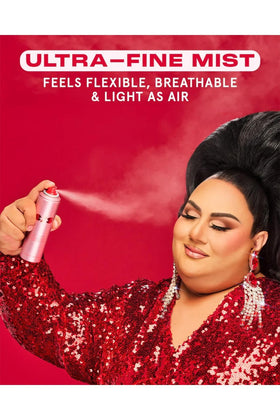 one size lifestyle shot in handbag, brand provides on-the-go mattifying control