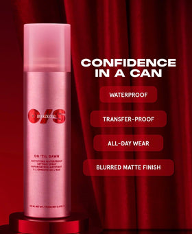 One Size label detail highlighting ingredients like green tea and witch hazel benefits