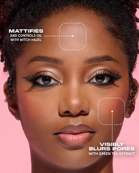 One Size texture on skin demonstrating matte finish and non-sticky feel