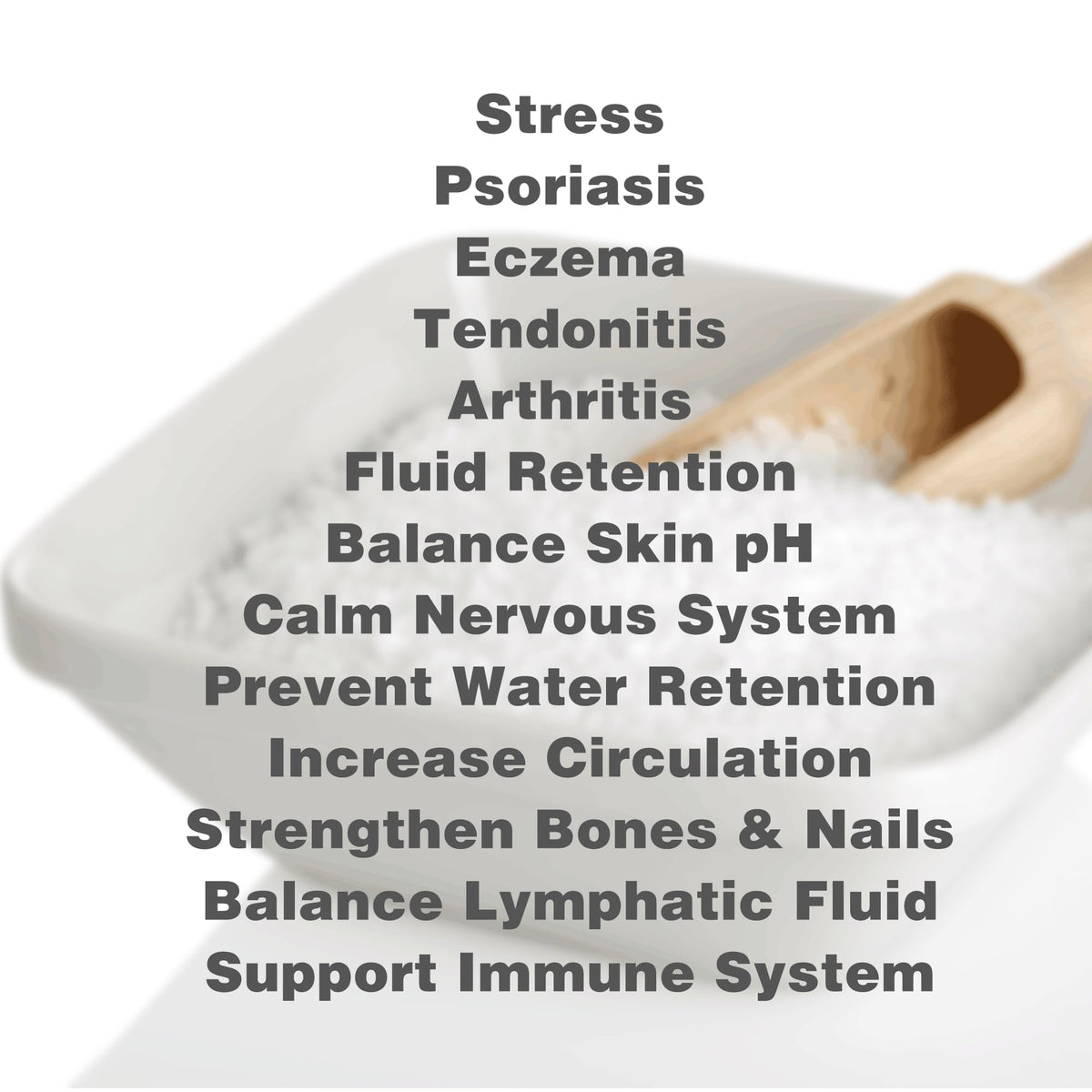 Bath scene with One With Nature salt dissolving in tub, promoting relaxing mineral soak