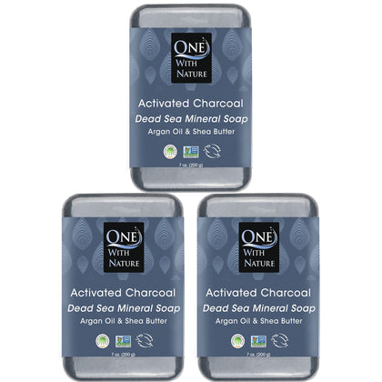 One With Nature front packaging showing three 7oz bars and product benefits