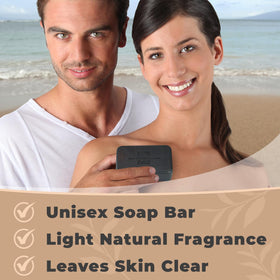 One With Nature rich lather in hand demonstrating effective cleansing and easy rinse-off benefit