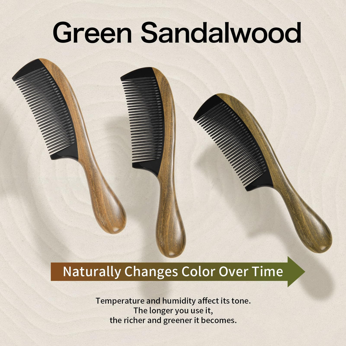 Onedor combing hair in use, reducing tangles and calming the scalp