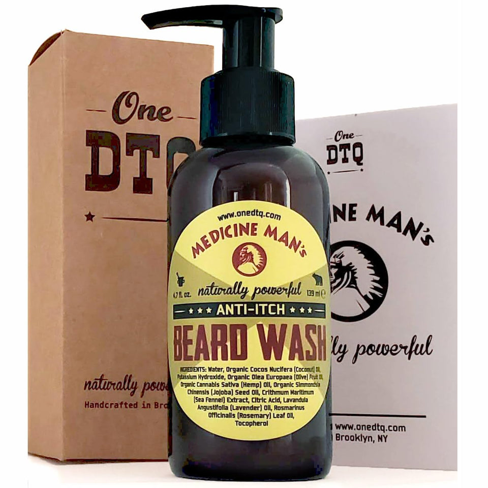 OneDTQ front bottle on white background showing clean packaging and benefit