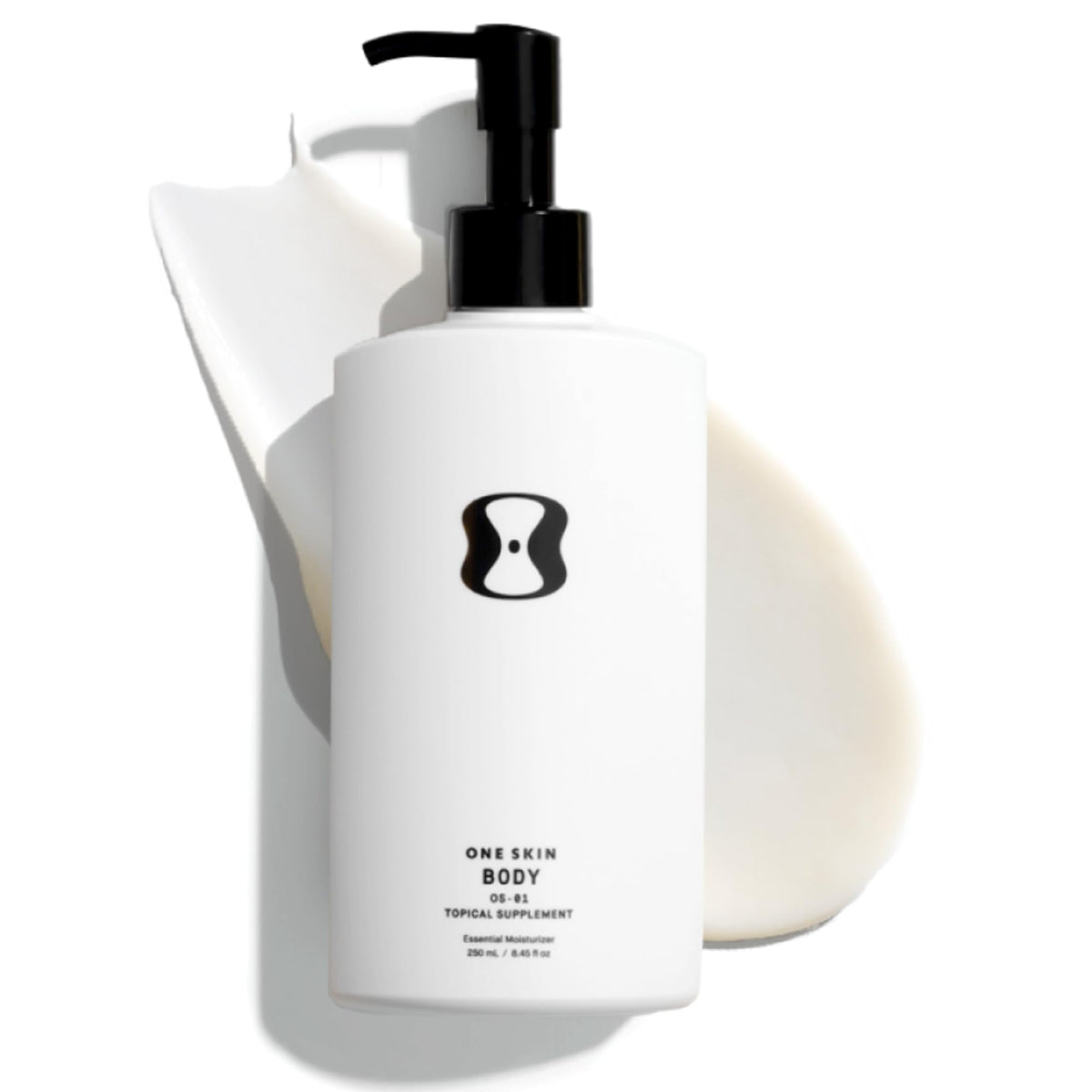oneskin front bottle showing clean packaging and peptide benefit