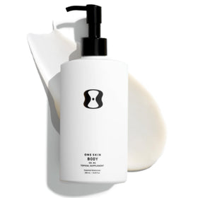 oneskin front bottle showing clean packaging and peptide benefit