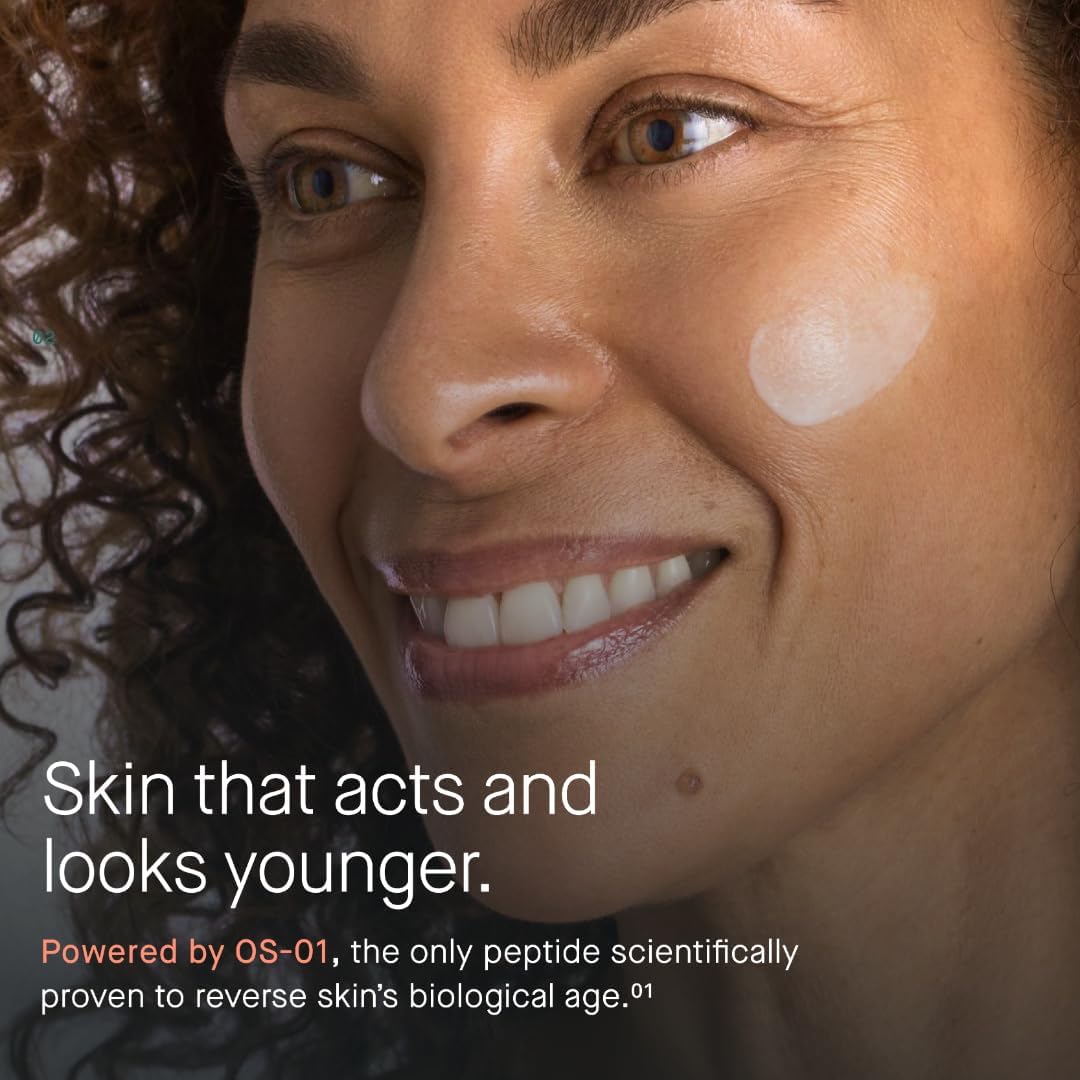oneskin cream-serum texture closeup showing lightweight absorption benefit