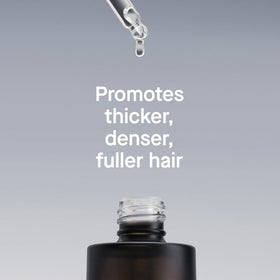 oneskin lifestyle image showing fuller hair and confident styling after consistent use benefit