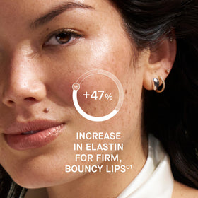 oneskin lip spf size comparison hand illustrating portable 7 mL tube