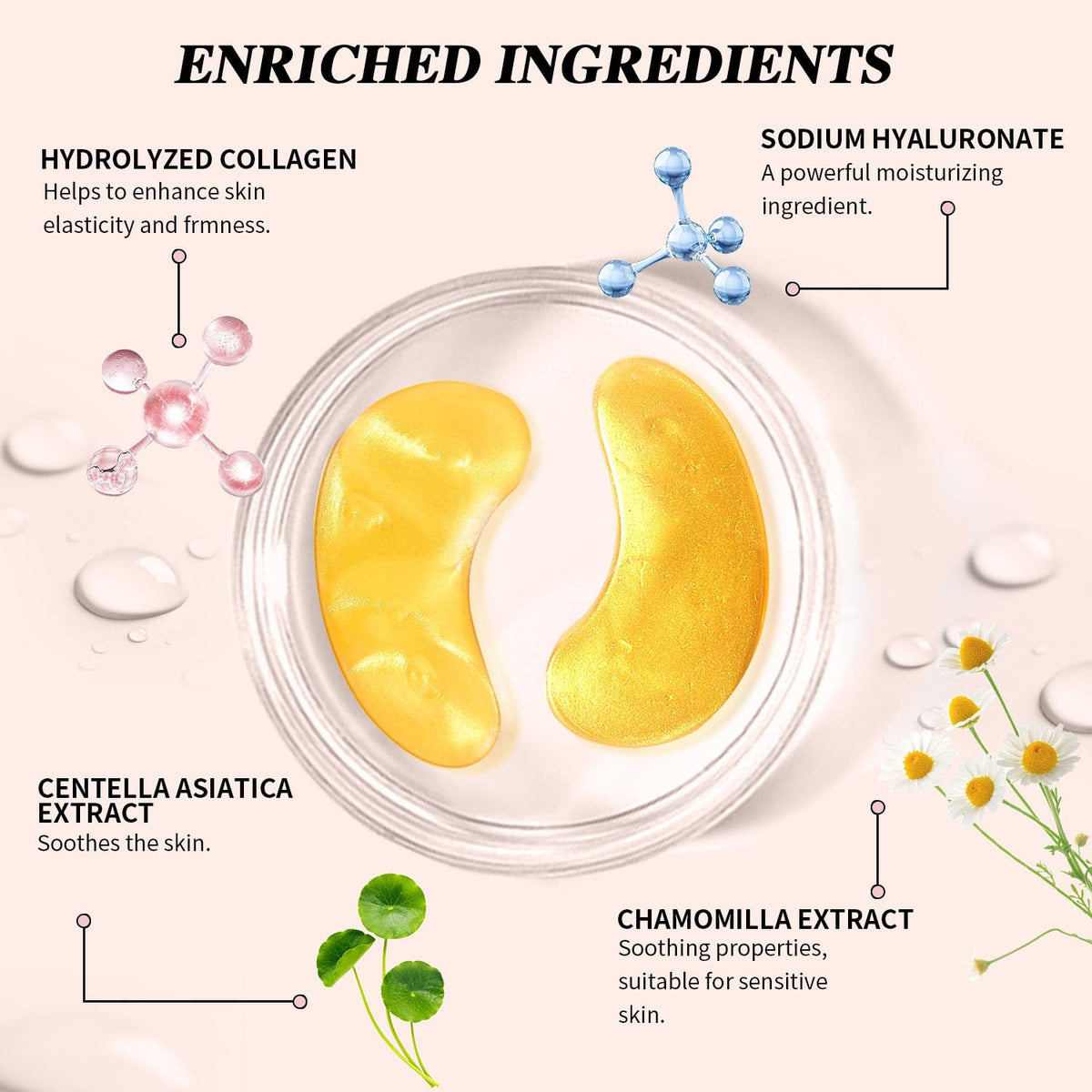 Onespring gold-infused serum drops demonstrating nourishment
