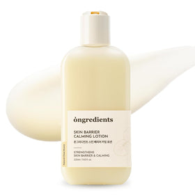 ONGREDIENTS front bottle view showing clean packaging and product benefit