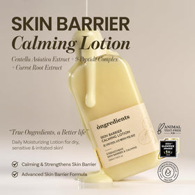ONGREDIENTS texture closeup of lotion showing lightweight hydrating gel-cream