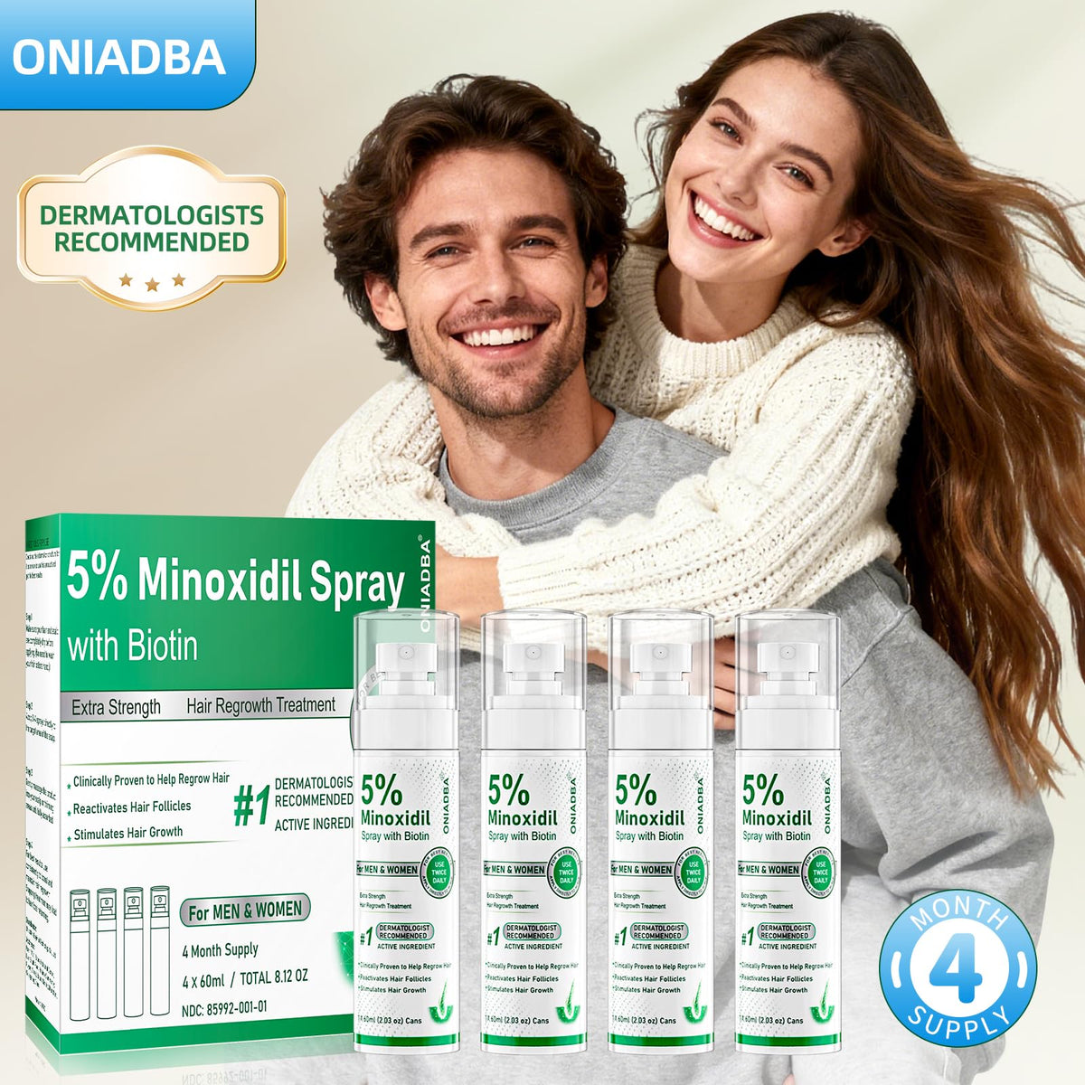 ONIADBA lifestyle on bathroom counter for daily routine convenience