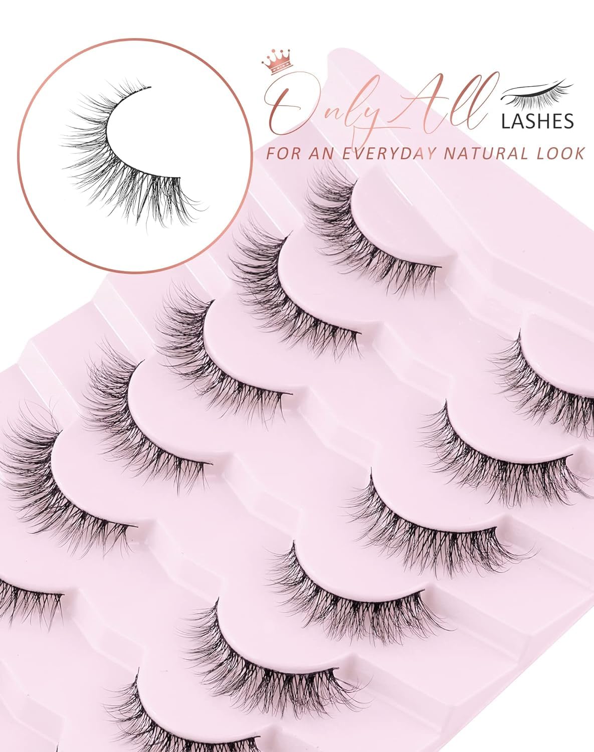 Onlyall seven pairs fanned out highlighting reusable assortment for value