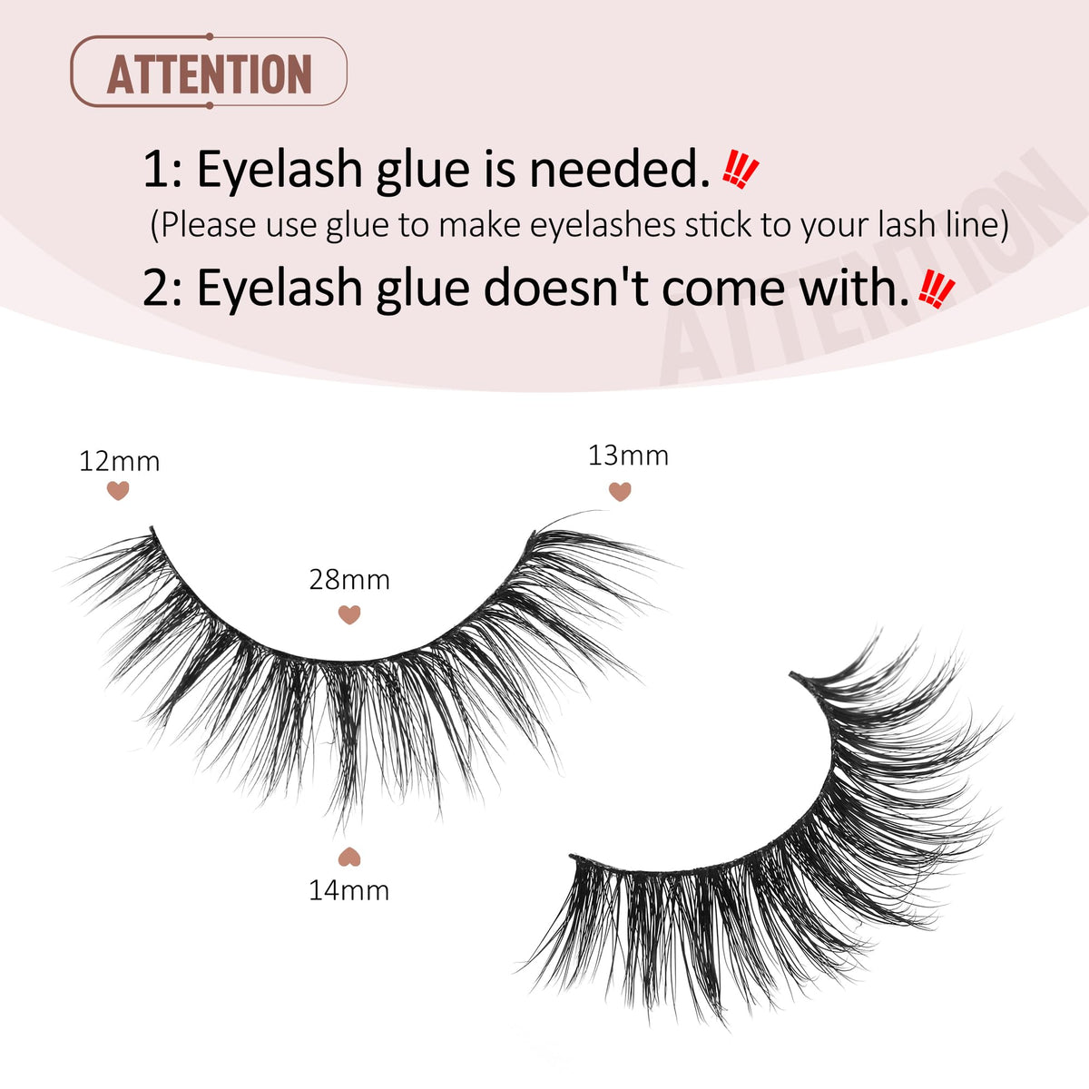 Onlyall close-up of ultra-thin lash band highlighting invisible blend and comfort