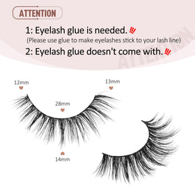 Onlyall close-up of ultra-thin lash band highlighting invisible blend and comfort